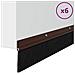 Spazzole per porte a vite 6 pcs Marrone 100 cm - Foto miniatura 3
