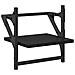 Set mensole da parete 6 pcs Rovere Nero 100 x 25 x 30 cm - Foto miniatura 5