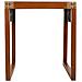 Tavolo In Legno E Metallo Marrone 42x40x48 H - Foto miniatura 2