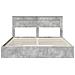 Letto con Contenitore con testiera Grigio cemento 200 x 200 cm - Foto miniatura 8