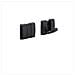 Ganci A Parete Piegaibili Nascosti 4-pack, Lega Di Zinco Salvaspazio Senza Fori Per Bagno, Armadio E Ingresso - Foto miniatura 1