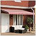 Cornice per Tenda Manuale con LED Rosso e Bianco 4 × 3,5 m - Foto miniatura 2