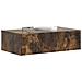 Tavolino da Parete Laterale Rovere Fumo 59 x 34,5 x 17 cm - Foto miniatura 2