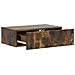 Tavolino da Parete Laterale Rovere Fumo 59 x 34,5 x 17 cm - Foto miniatura 3