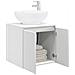 Mobile Lavabo da Parete Bianco 49,5 x 44,5 x 65 cm - Foto miniatura 2