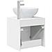 Mobile Lavabo da Parete Bianco 49,5 x 44,5 x 65 cm - Foto miniatura 4