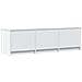 Mobile TV con LED Bianco 140 x 34 x 40 cm Legno ingegnerizzato - Foto miniatura 5