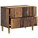 Armadio da Notte con cassetto Legno antico 62 x 34,5 x 48 cm - Foto miniatura 3