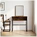 Tavolo da Trucco con lo scaffale Rovere Fumo 81 x 40 x 131 cm - Foto miniatura 2
