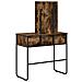 Tavolo da Trucco con lo scaffale Rovere Fumo 81 x 40 x 131 cm - Foto miniatura 6
