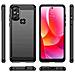 Custodia In Carbonio Flessibile Per Motorola Moto G Power 2022 Nera - Foto miniatura 1