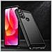 Custodia In Carbonio Flessibile Per Motorola Moto G Power 2022 Nera - Foto miniatura 7
