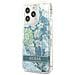 Guess Guhcp13xlflsn Iphone 13 Pro Max 6,7, Custodia Verde /verde Flower Liquid Glitter - Foto miniatura 3