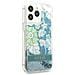 Guess Guhcp13xlflsn Iphone 13 Pro Max 6,7, Custodia Verde /verde Flower Liquid Glitter - Foto miniatura 4