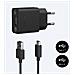 UCH12W Fast Charger nero incl. Typ B + C cavo - Foto miniatura 2