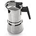 Caffettiera 6 Tazze Induction Steel Moka Acciaio Inox 18/10. Adatta A Tutti I Piani Cottura - 02cf038 - Foto miniatura 1