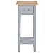 Tavolino Laterale Grigio 27x27x65,5 Cm In Legno - Foto miniatura 3