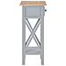 Tavolino Laterale Grigio 27x27x65,5 Cm In Legno - Foto miniatura 4