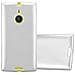 Custodia Compatibile Con Nokia Lumia 1520 In Argento Metallico - Coperchio Protettivo In Silicone Tpu Flessibile - Foto miniatura 1