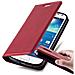 Custodia Compatibile Con Samsung Galaxy S4 Mini In Rosso Mela - Coperchio Protettiva Con Chiusura Magnetica, Funzione Stand E Tasca Per Le Carte - Foto miniatura 4