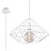 Sospensione A Soffitto Con Gabbia A 1 Luce Bianca, E27 - Foto miniatura 6