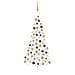 Set Albero Natale Artificiale a Metà LED Palline Bianco 210cm - Foto miniatura 1