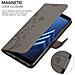 Cadorabo Custodia Compatibile Con Samsung Galaxy A8 2018 In Grigio Fiore - Coperchio Protettivo In Design Floreale Con Chiusura Magnetica, Funzione Stand E Slot Per Carte - Foto miniatura 5