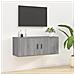 Mobile Porta Tv A Parete Grigio Sonoma 100x34,5x40 Cm - Foto miniatura 1