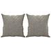 Cuscini Decorativi 2 Pz Grigio Chiaro 40x40 Cm In Velluto - Foto miniatura 2