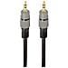Cavo Audio Stereo Jack 3.5 mm M-M 1.5m - Nero - Foto miniatura 1