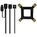 Dissipatore Processore Cpu Gaming Cooler Rgb Color 1700 1200 1151 1156 1155 1851 - Foto miniatura 15