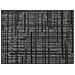 Telo Arredo Copridivano Multiuso Copritutto Misto Cotone Modello Multirighe 220x260 Carbone - Foto miniatura 2