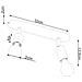 Lampada Da Soffitto Fornes 2 Nero Sl. 1121 - Minimalista Lampade Da Soffitto Nero 13.5x33x6 Cm - Foto miniatura 5