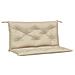 Cuscini Panca Da Giardino 2pz Beige 100x50x7cm Tessuto Oxford - Foto miniatura 2
