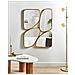 Specchio Diancey 70 Cm 100 Cm Metallo Oro - Foto miniatura 1