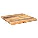 Piano Tavolo 60x60x2,5 Cm Quadrato Legno Massello Di Acacia - Foto miniatura 2