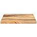Piano Tavolo 60x60x2,5 Cm Quadrato Legno Massello Di Acacia - Foto miniatura 3