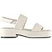 Lola Sandals Sandali Pelle Scarpe Donna Beige Eu 39, 5-100900 1200 - Foto miniatura 1