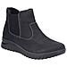 Black Casual Closed Ladies Mid Height Boots Stivaletti Pelle Scarpe Donna Nero Eu 36, 59030-01 - Foto miniatura 1