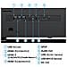 Videoproiettore V5010i DLP 4K Ultra HD 2500 ANSI lm Rapporto di Contrasto 2500000:1 Wi-Fi / HDMI / USB / Bluetooth - Foto miniatura 4