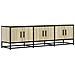 Mobile Tv Rovere Sonoma 150x35x41 Cm In Truciolato E Metallo - Foto miniatura 2