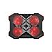 Oxid 260 base di raffreddamento per laptop 43,9 cm (17.3") 1010 Giri /min Nero, Rosso - Foto miniatura 1