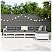 Lusso Casadino -  Set Salotto Da Giardino 5 Pz Bianco In Legno Massello Di Pino - Foto miniatura 2