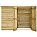 Ripostiglio Da Giardino 232x110x170 In Legno Di Pino Impregnato - Foto miniatura 3