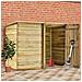 Ripostiglio Da Giardino 232x110x170 In Legno Di Pino Impregnato - Foto miniatura 8