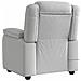Poltrona Massaggiante Reclinabile Grigio Nuvola in Tessuto - Foto miniatura 5