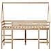 Letto Soppalco con Scala e Tetto 80x200 cm Legno Massello Pino - Foto miniatura 4