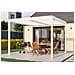 Pergola Bioclimatica Autoportante Piana 3x3m - Alluminio - Bianca - Lamelle Orientabili In Acciaio - Foto miniatura 1
