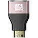 Adattatore Video 8k Uhd Hdmi Femmina A Mini Hdmi Maschio, Nero - Foto miniatura 2