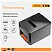 Stampante Termica Per Ricevute Da 58 Mm Con Taglio Automatico - Connettività Usb + Bluetooth Black - Foto miniatura 2